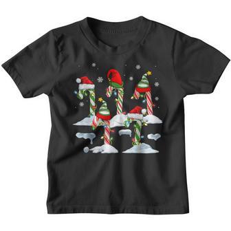 Candy Cane Crew Santa Christmas 2022 Kids Boys Girls Youth T-shirt - Thegiftio UK