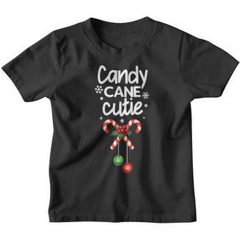 Candy Cane Cutie Funny Christmas Candy Cane Lovers Lollipop Youth T-shirt - Thegiftio UK