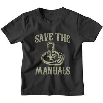 Car Lover Save The Manuals Stick Shift Youth T-shirt - Monsterry UK