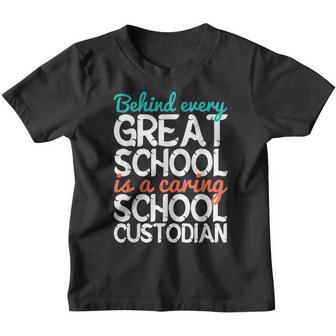 Caring School Custodian Janitor Appreciation Youth T-shirt - Thegiftio UK