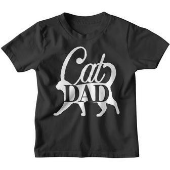 Cat Dad Father Men Kitty Love Papa Christmas Girl Meow Adult V2 Youth T-shirt - Thegiftio UK