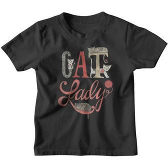 Cat Lady V2 Youth T-shirt - Thegiftio UK