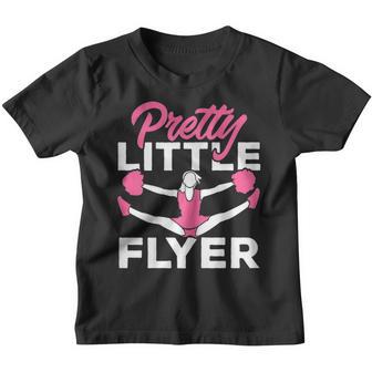 Cheerleader Cheer Girl Pretty Little Flyer Cute Cheerleading Youth T-shirt - Thegiftio UK