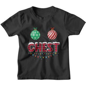 Chest Nuts Christmas Shirt Funny Matching Couple Chestnuts Youth T-shirt - Monsterry