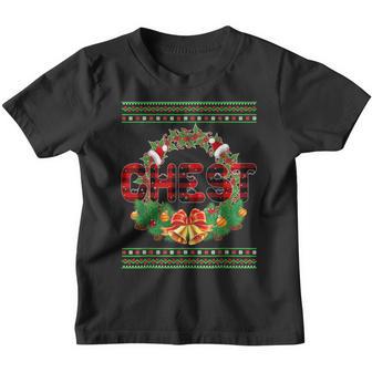 Chest Nuts Ugly Sweater Funny Christmas Couple Chestnuts Youth T-shirt - Thegiftio UK