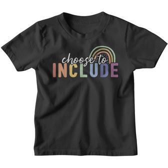 Choose To Include Special Education Teacher Appreciation Youth T-shirt - Thegiftio UK