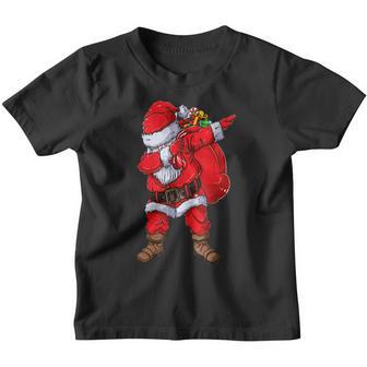 Christmas Boys Dabbing Santa Claus Girls Funny Xmas Dab Cute V2 Youth T-shirt - Thegiftio UK