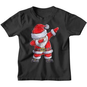 Christmas Boys Dabbing Santa Claus Girls Funny Xmas Dab Cute Youth T-shirt - Thegiftio UK