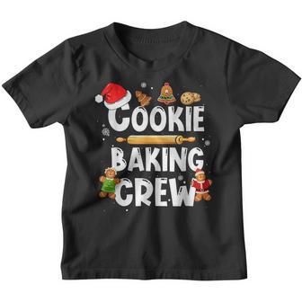 Christmas Cookie Baking Crew Funny Pajamas Family Xmas V5 Youth T-shirt - Thegiftio UK
