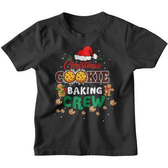 Christmas Cookie Baking Crew Funny Pajamas Family Xmas V6 Youth T-shirt - Thegiftio UK
