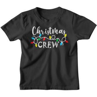 Christmas Crew Squad Lights Funny Xmas Pajama Gifts Holiday Youth T-shirt - Thegiftio UK