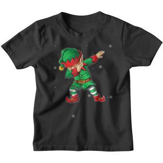 Christmas Dabbing Elf Squad Boys Kids Xmas Family Matching Youth T-shirt - Thegiftio UK