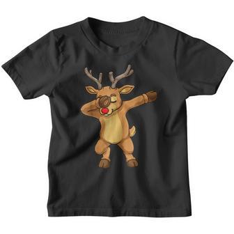 Christmas Dabbing Reindeer Boys Kids Family Matching Xmas Youth T-shirt - Thegiftio UK
