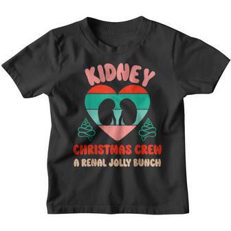 Christmas Dialysis Nephrology Nurse Tech Kidney Crew Youth T-shirt - Thegiftio UK