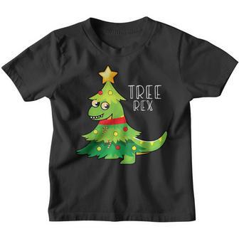 Christmas Dinosaur Tree Rex Pajamas Men Boys Kids Xmas Gifts V2 Youth T-shirt - Thegiftio UK