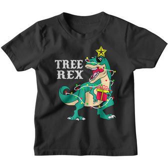 Christmas Dinosaur Tree Rex Pajamas Men Boys Kids Xmas Gifts V4 Youth T-shirt - Thegiftio UK