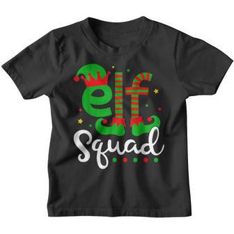 Christmas Elf Squad Funny Xmas Family Matching Pajama Kids V4 Youth T-shirt - Thegiftio UK