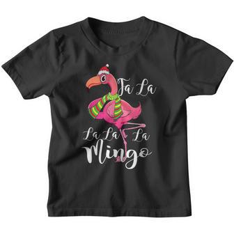 Christmas Fa La La La Mingo Funny Flamingo Lover Santa Gifts Youth T-shirt - Thegiftio UK