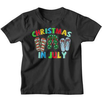 Christmas In July Hawaiian Vacation 2022 Family Summer Youth T-shirt - Thegiftio UK