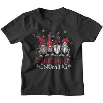 Christmas Is Gnoming God Jul Gnome Tomte Xmas Santa Holiday Youth T-shirt - Thegiftio UK