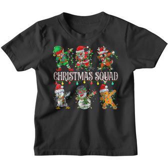Christmas Kids Boys Men Dabbing Santa Elf Deer Friends Xmas V16 Youth T-shirt - Thegiftio UK