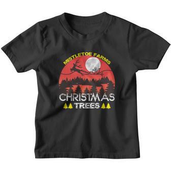Christmas Mistletoe Farms Christmas Trees Youth T-shirt - Thegiftio UK