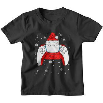 Christmas Santa Gamer Controller Boys Teens Gaming Xmas V2 Youth T-shirt - Monsterry UK