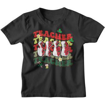 Christmas Sped Teacher Funny Xmas School Leopard Hippie Youth T-shirt - Thegiftio UK