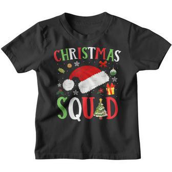 Christmas Squad Family Group Matching Christmas Pajama Party V7 Youth T-shirt - Thegiftio UK