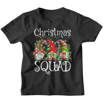 Christmas Squad Family Matching Gnomes Pjs Xmas Boys Kids V6 Youth T-shirt - Thegiftio UK