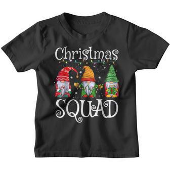 Christmas Squad Family Matching Gnomes Pjs Xmas Boys Kids V7 Youth T-shirt - Thegiftio UK