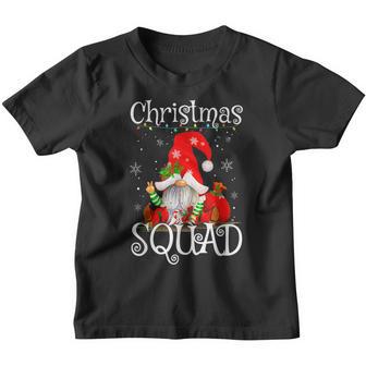 Christmas Squad Family Matching Gnomes Pjs Xmas Boys Kids V8 Youth T-shirt - Thegiftio UK