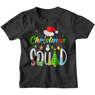 Christmas Squad For Matching Family Pajamas Youth T-shirt - Thegiftio UK