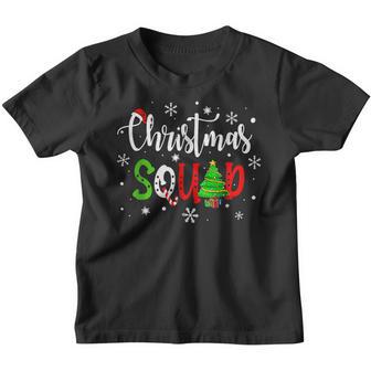 Christmas Squad Funny Family Xmas Tree Pajama Boys Girls Youth T-shirt - Thegiftio UK