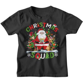 Christmas Squad Funny Xmas Tree Family Matching Pajamas Boys V3 Youth T-shirt - Thegiftio UK