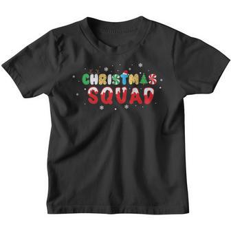 Christmas Squad Funny Xmas Tree Family Matching Pajamas Boys V7 Youth T-shirt - Thegiftio UK