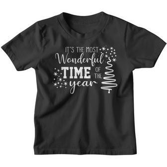 Christmas Vibes Its The Most Beautiful Time Of The Year Youth T-shirt - Thegiftio UK