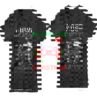 Christmas Video Game Controller Santa Hat Gamer Kids Boys V3 Youth T-shirt - Thegiftio