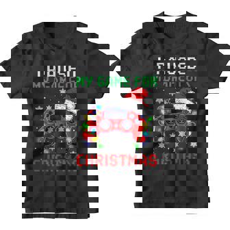Christmas Video Game Controller Santa Hat Gamer Kids Boys Youth T-shirt - Thegiftio
