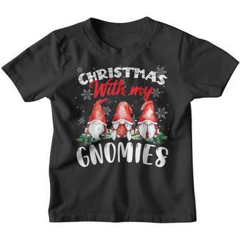 Christmas With My Gnomies Family & Kids Christmas Youth T-shirt - Thegiftio UK