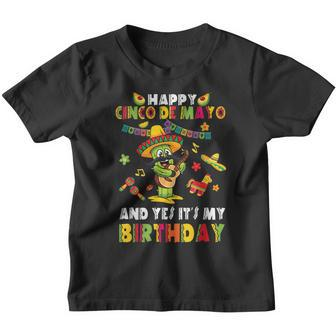 Cinco De Mayo Birthday Taco Birthday Party Kids Gifts Youth T-shirt | Mazezy