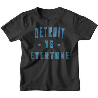 City Hometown Football Pride Detroit Vs Everyone Youth T-shirt - Thegiftio UK