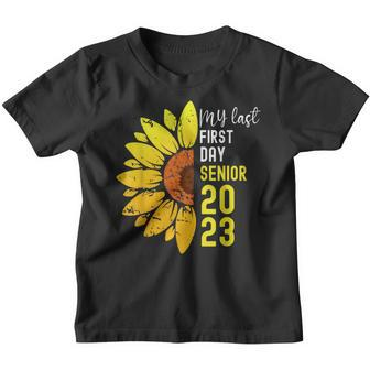 Class Of 2023 Back To School My Last First Day Senior 2023 Youth T-shirt - Thegiftio UK