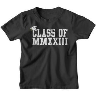 Class Of 2023 Mmxxiii Graduation Spirit Vintage Senior 2023 Youth T-shirt | Mazezy