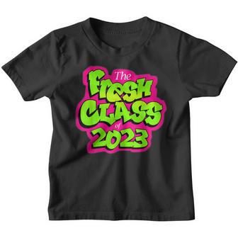 Class Of 2023 Senior Fresh 90S Retro Tv Style Graduation Youth T-shirt - Thegiftio UK