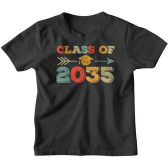 Class Of 2035 Kindergarten Graduate Grow With Me Graduation Youth T-shirt - Thegiftio UK