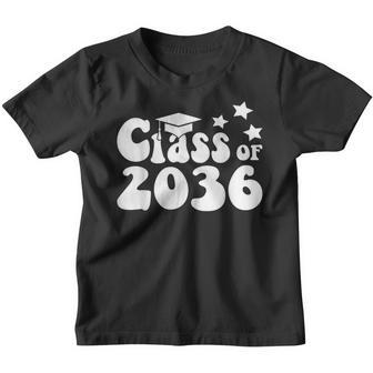 Class Of 2036 Grow With Me Graduation First Day Of School Youth T-shirt - Thegiftio UK