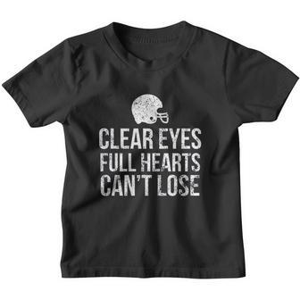 Clear Eyes Full Heart Can Not Lose Football Football Team Youth T-shirt - Thegiftio UK