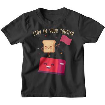 Color Guard Stay In Your Toaster Colorguard Winter Guard Youth T-shirt - Thegiftio UK