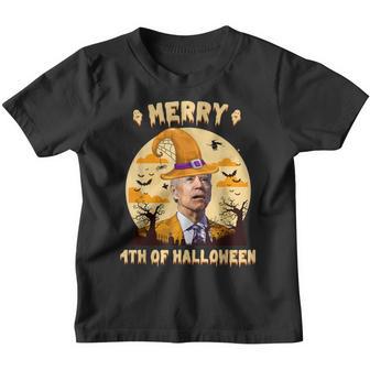 Confuse Halloween Merry 4Th Of Halloween Joe Biden Costume Youth T-shirt - Thegiftio UK